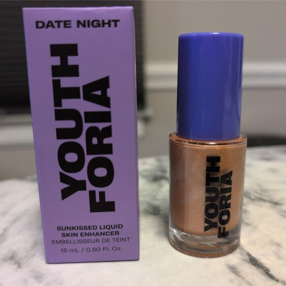 NEW Discontinued Youthforia Date Night BRONZY Sunkissed Liquid Skin Enhance 15ml - Picture 1 of 5
